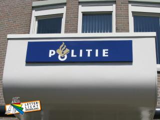 Lichtbak Politie. Leverbaar in diverse afmetingen